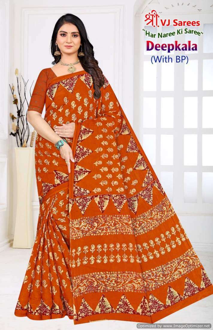 Shree VJ Deepkala Vol-1 – Cotton Sarees - Wholesale Catalog