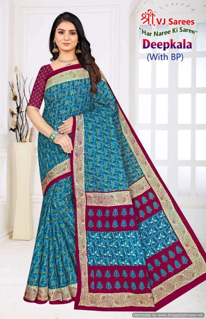 Shree VJ Deepkala Vol-1 – Cotton Sarees - Wholesale Catalog