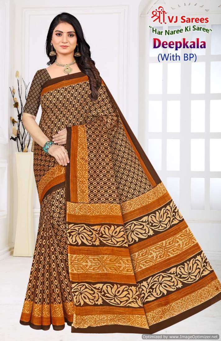 Shree VJ Deepkala Vol-1 – Cotton Sarees - Wholesale Catalog