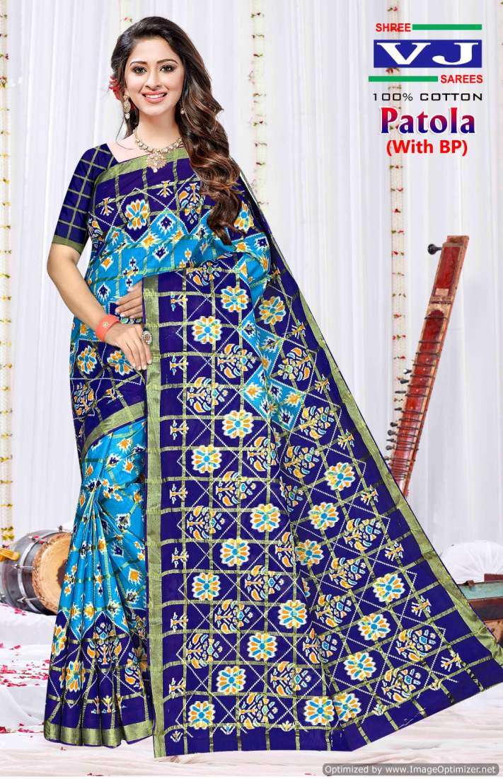 Shree VJ Patola – Cotton Sarees - Wholesale Catalog