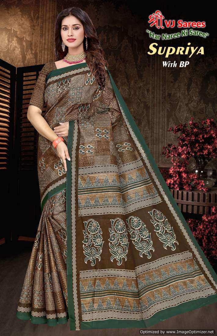 Shree VJ Supriya Vol-2 – Cotton Sarees - Wholesale Catalog