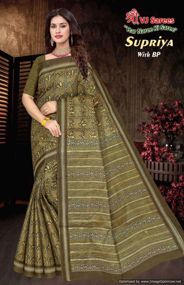 Shree VJ Supriya Vol-2 – Cotton Sarees - Wholesale Catalog