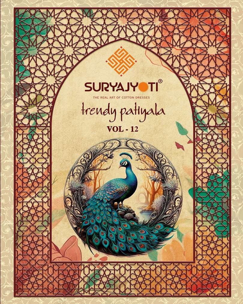 Suryajyoti Trendy Patiyala Vol-12 – Dress Material Wholesale Catalog