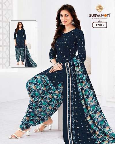 Suryajyoti Trendy Patiyala Vol-12 – Dress Material Wholesale Catalog