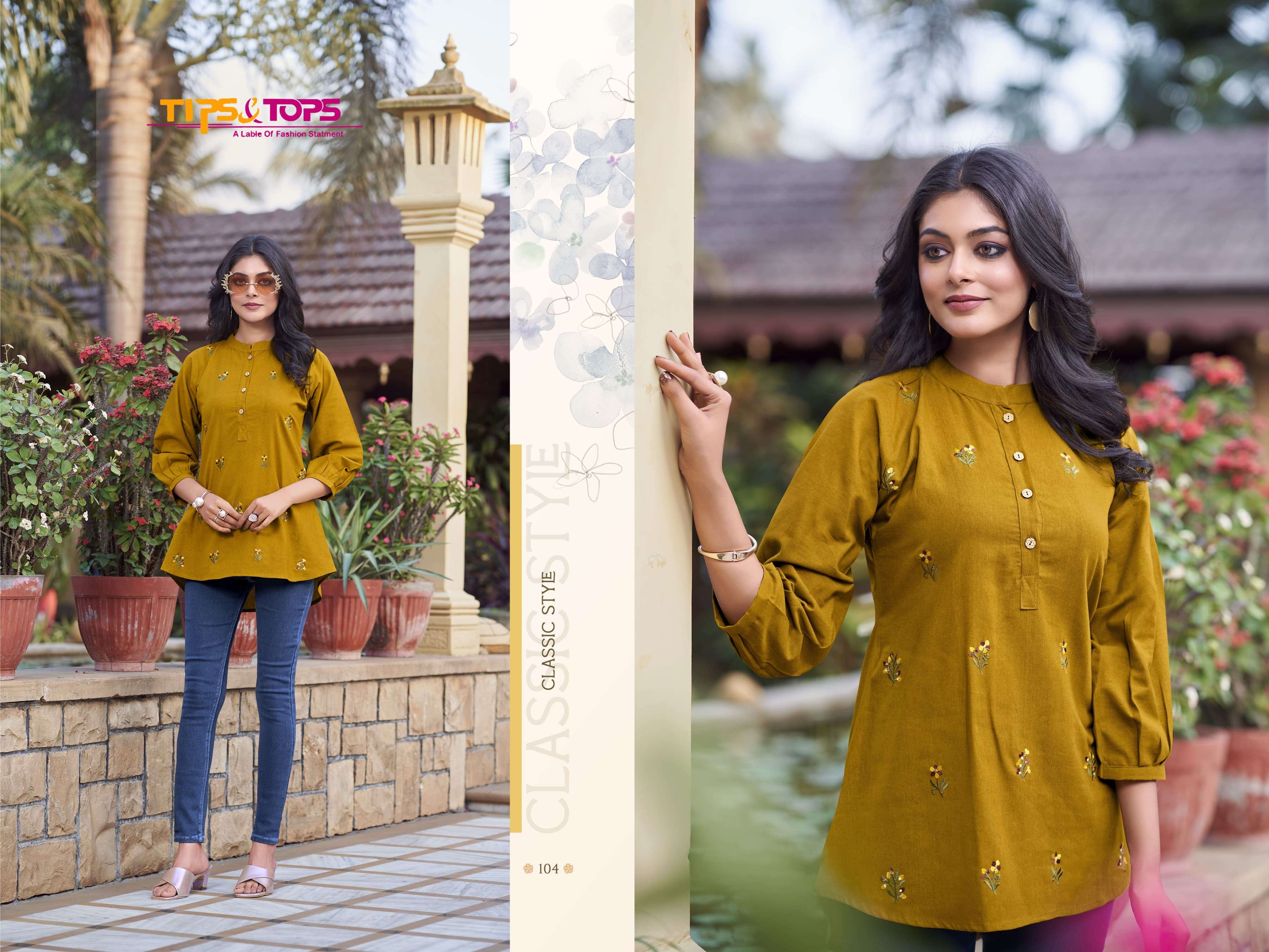 TIPS & TOPS LIFESTYLE Kurti Wholesale catalog