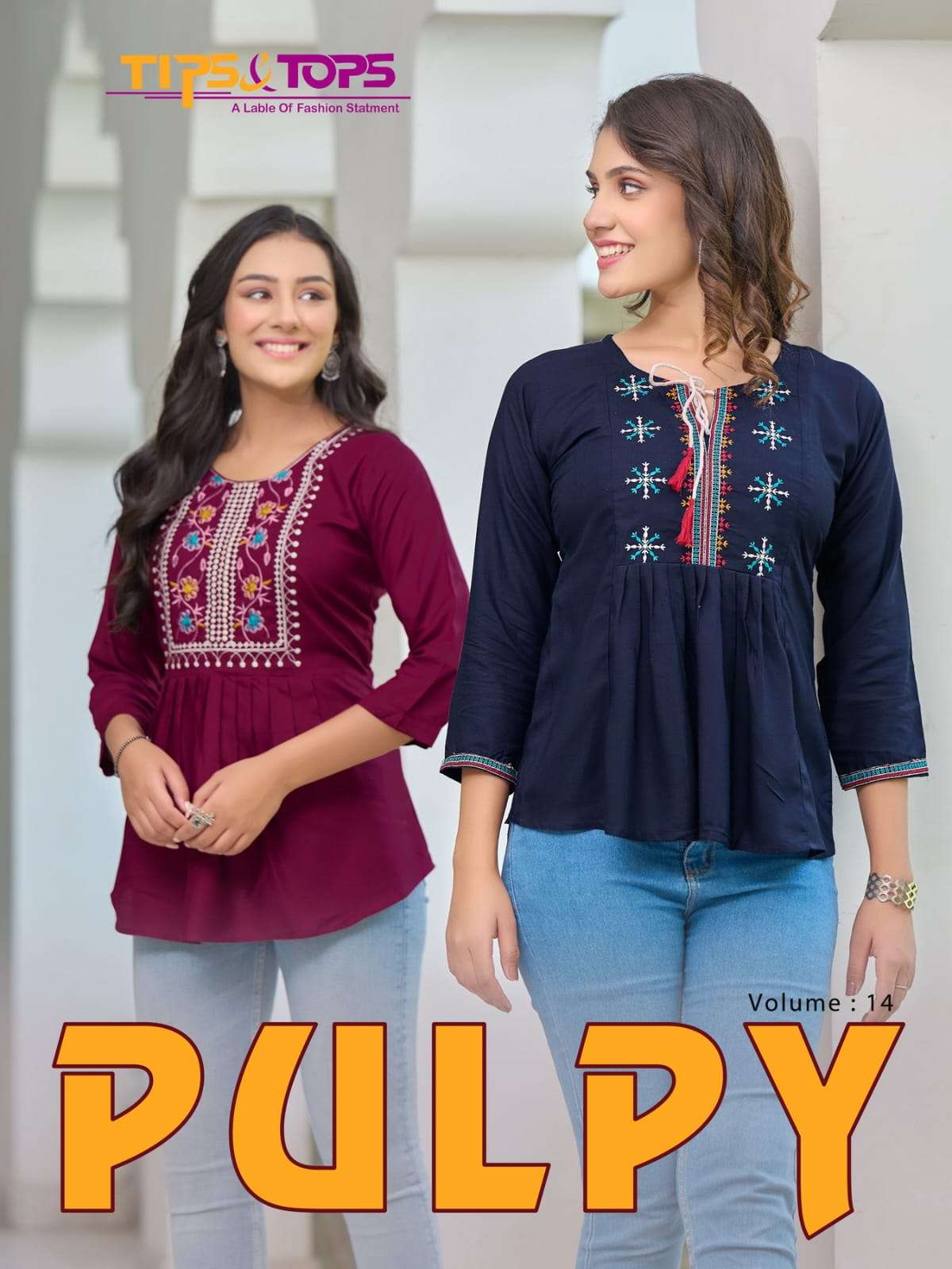 TIPS & TOPS PULPY Vol 14 Kurti Wholesale catalog