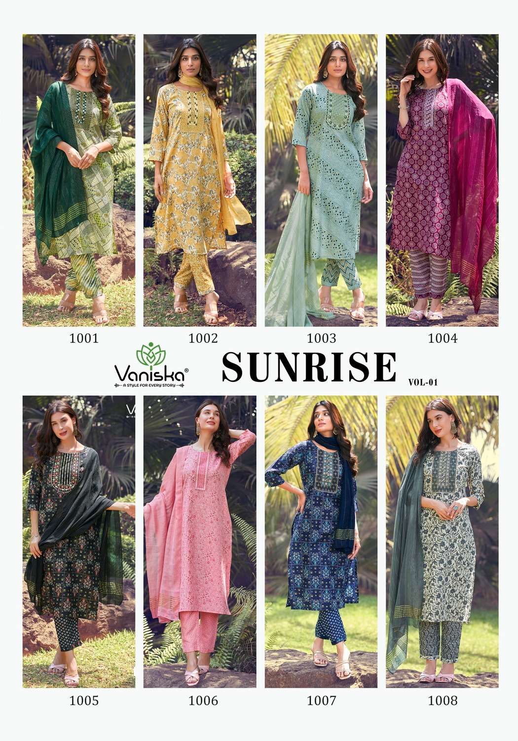 VANISKA SUNRISE VOL.1 Kurti Wholesale catalog