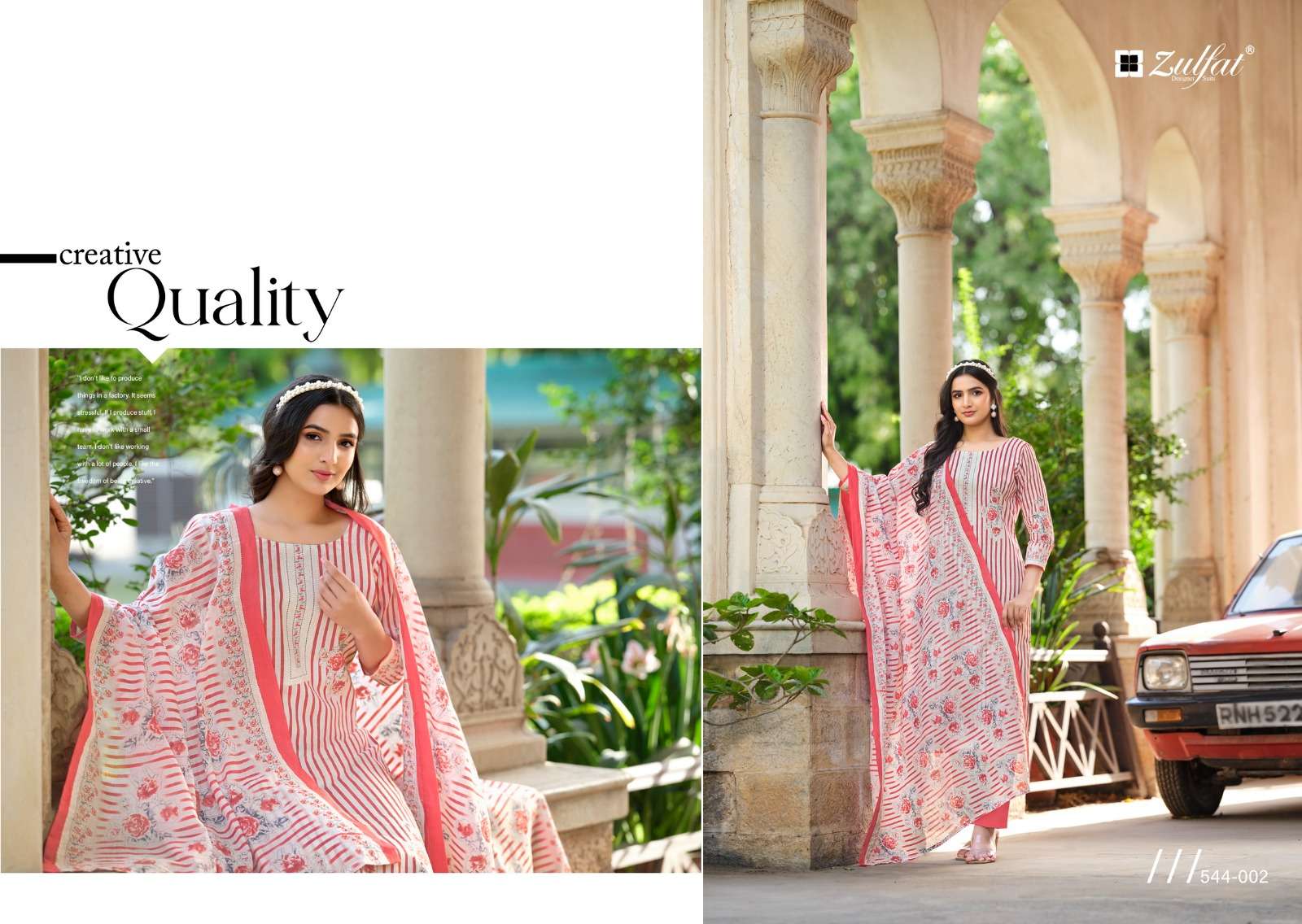 Zulfat Farhana Vol 4 Cotton Printed Dress Material Wholesale catalog