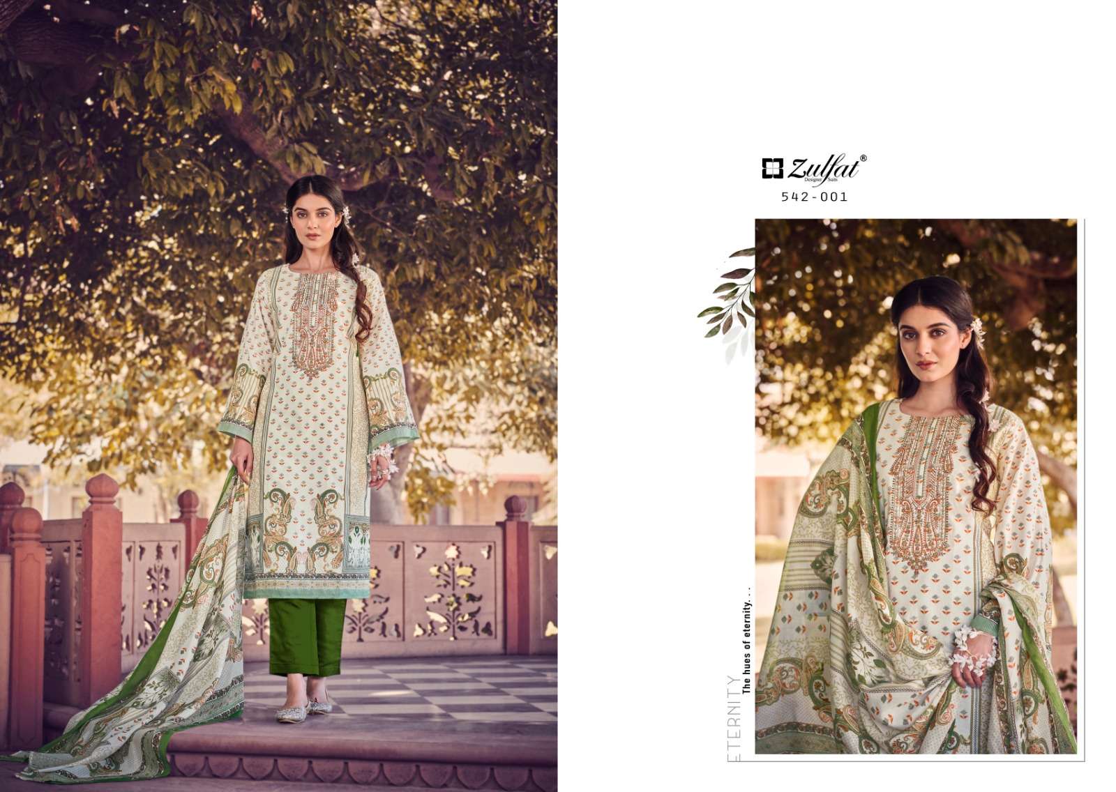 Zulfat Jannat Exclusive Designer Print Cotton Dress Material Wholesale catalog