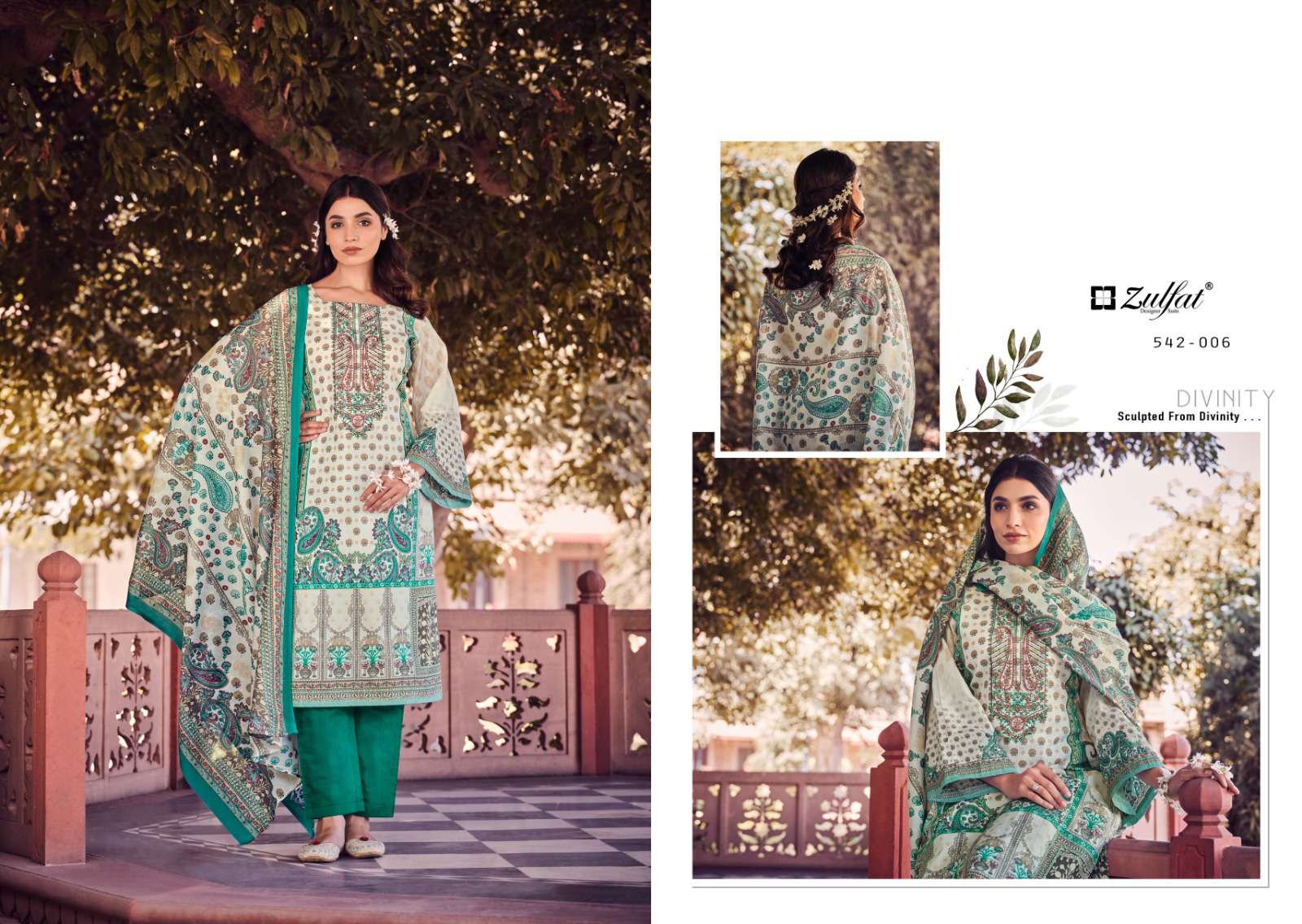 Zulfat Jannat Exclusive Designer Print Cotton Dress Material Wholesale catalog