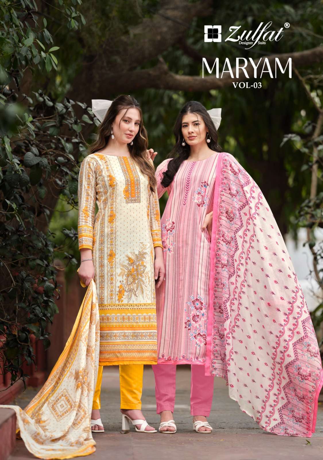 Zulfat MARYAM VOL 3  Dress Materials Wholesale catalog