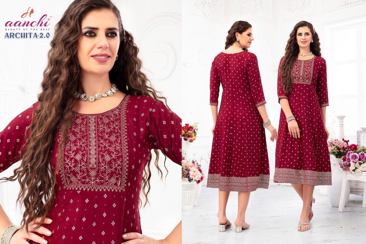 Aanchi ARCHITA-2.0 Kurti Wholesale catalog