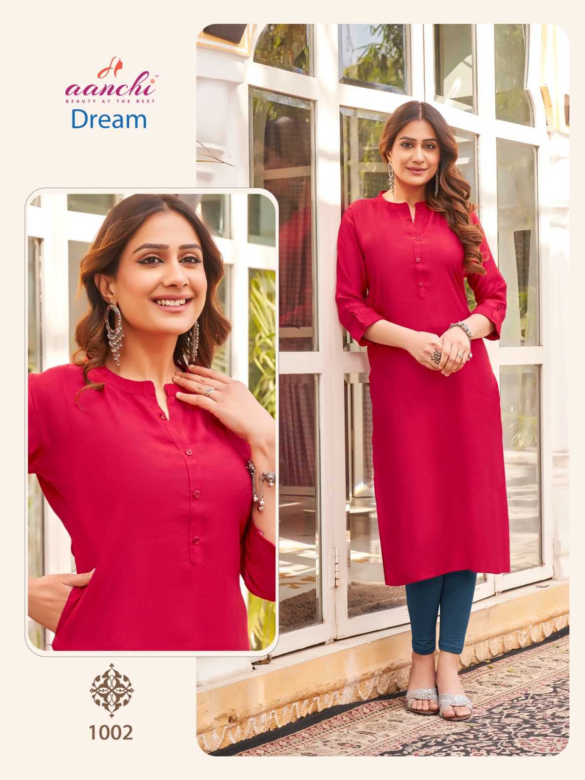 Aanchi DREAM Kurti Wholesale catalog