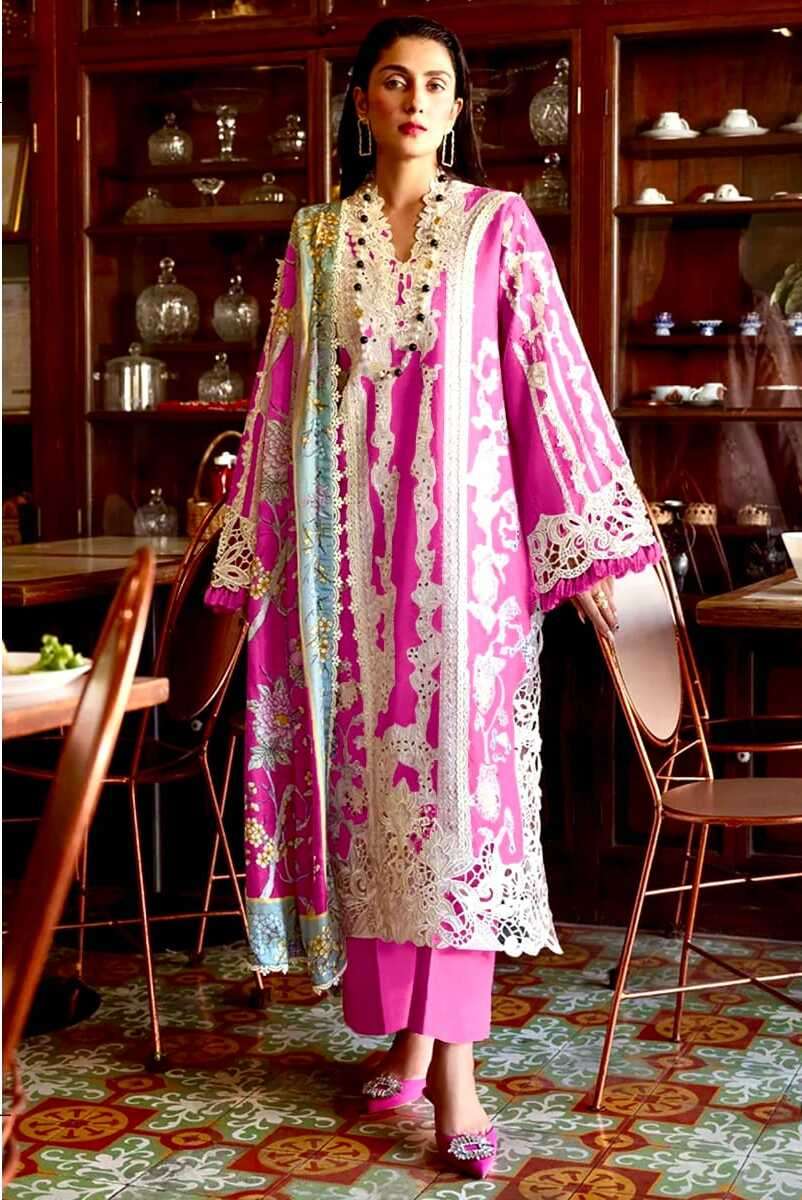 Anamsa 444 A To D Hit Colors Pakistani Suit Wholesale catalog