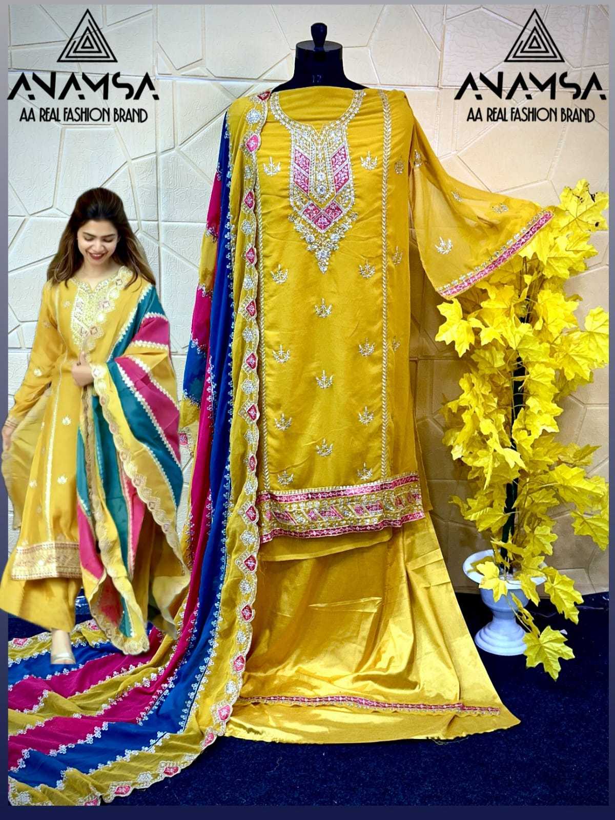 Anamsa 452 Georgette Salwar Kameez Wholesale catalog