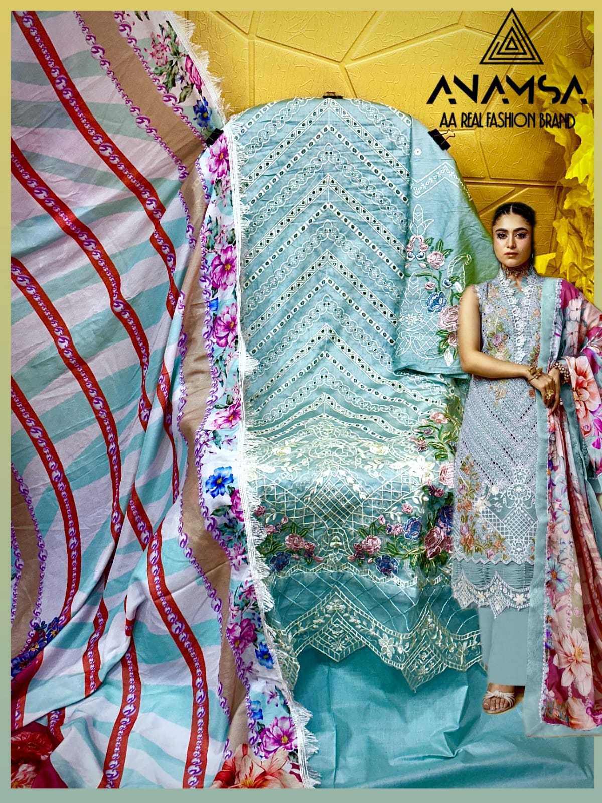 Anamsa 463 A To D Jam Cotton Salwar Suit Wholesale catalog