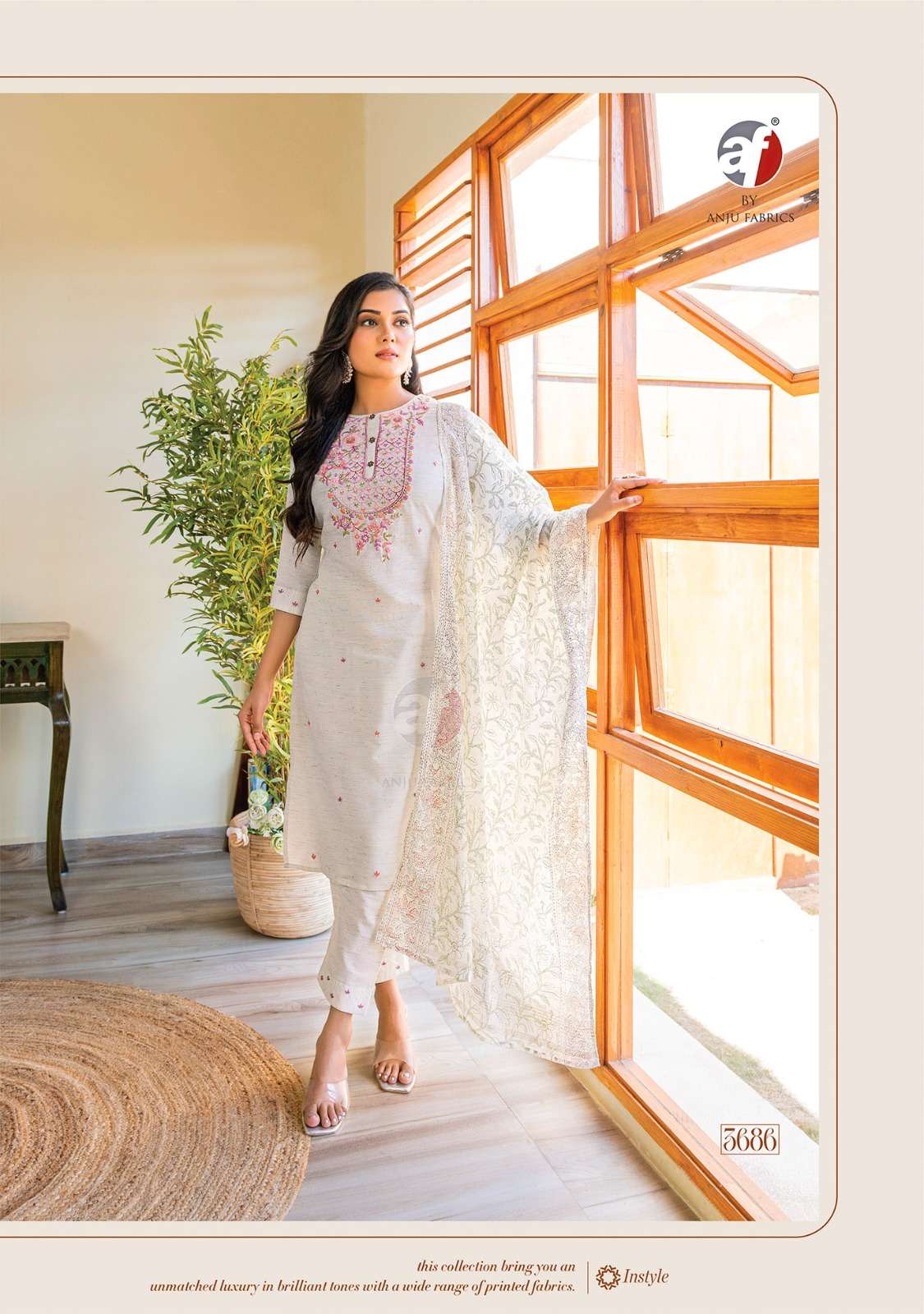 Anju Fabrics Cotton Crush vol -3 Kurti Wholesale catalog