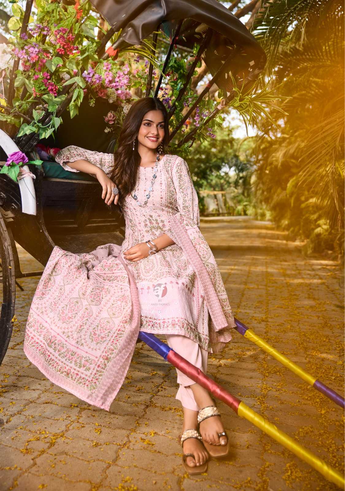 Anju Fabrics Flairs vol -3 Kurti Wholesale catalog