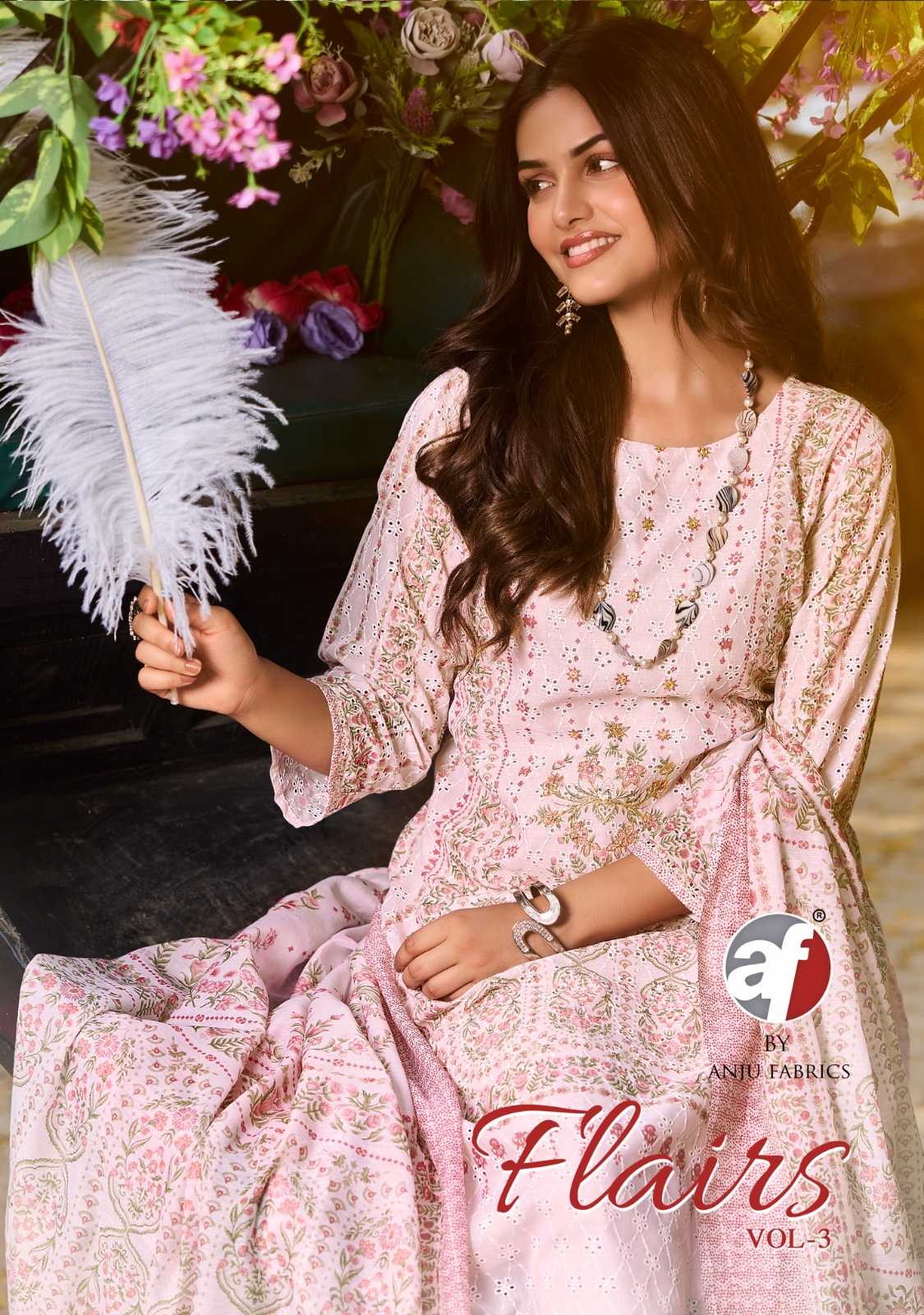 Anju Fabrics Flairs vol -3 Kurti Wholesale catalog