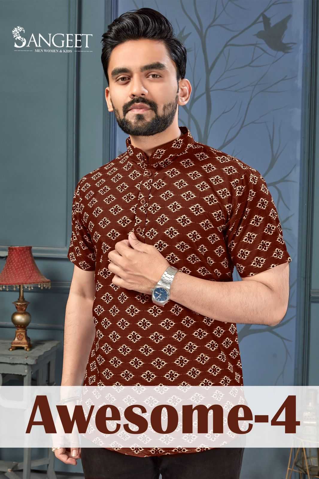 AWESOME-4 PRINT SOFT COTTON  Mens T- shirts Wholesale catalog
