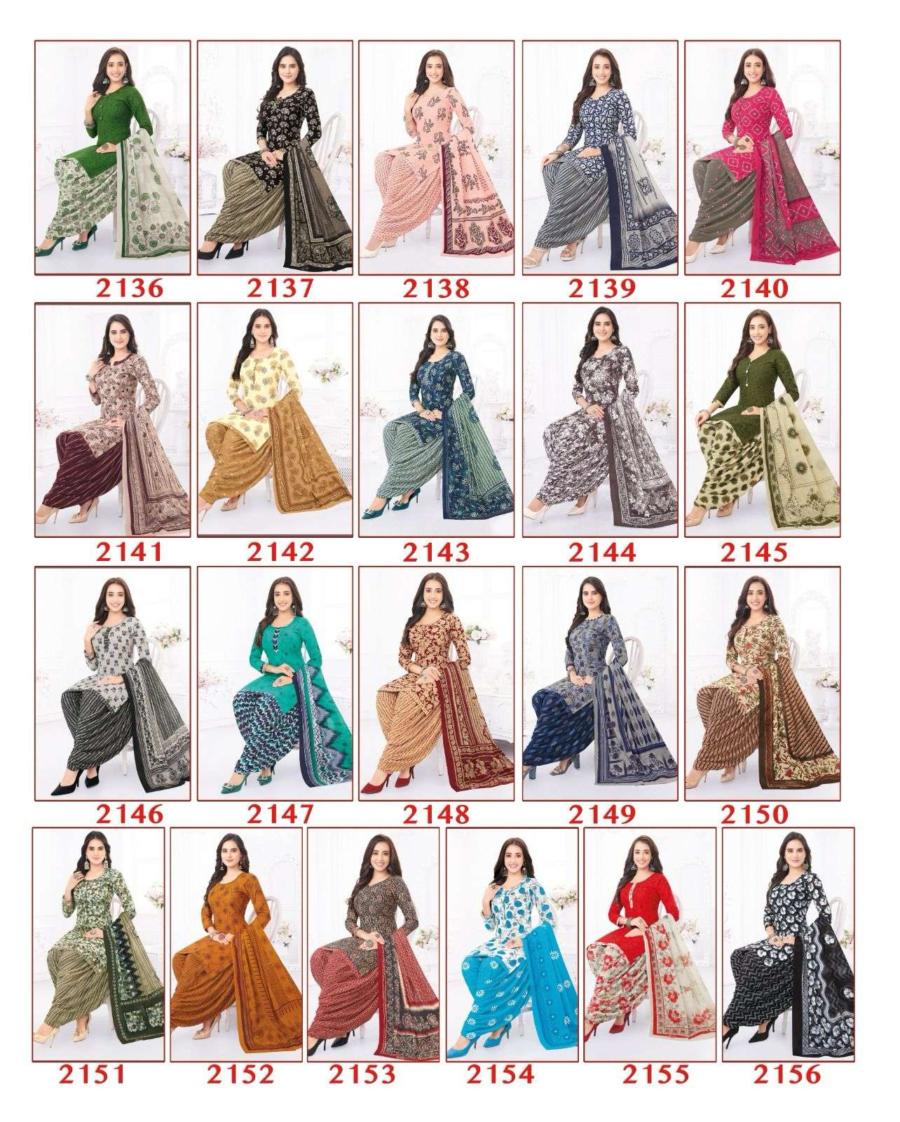 Baalar Colourful Vol 21 Cotton Printed Dress Material Wholesale catalog