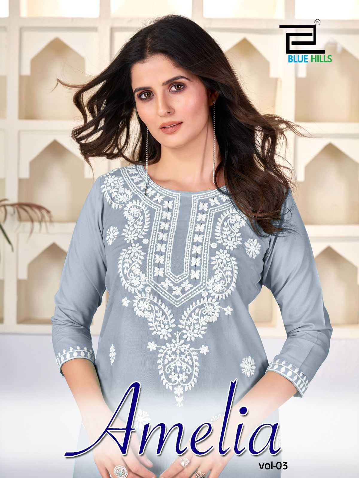 Blue Hills Amelia VOL -3 Kurti Wholesale catalog