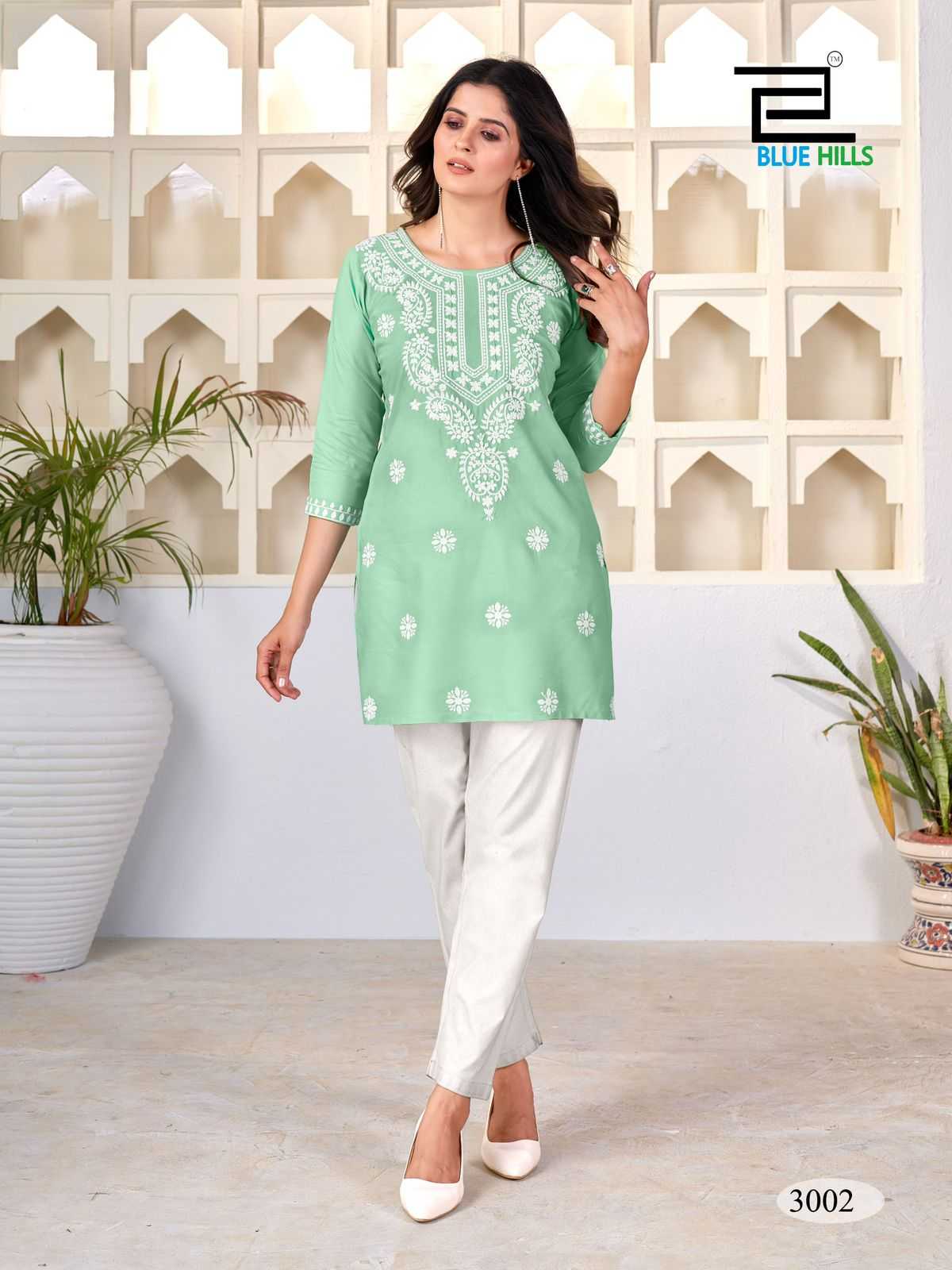 Blue Hills Amelia VOL -3 Kurti Wholesale catalog