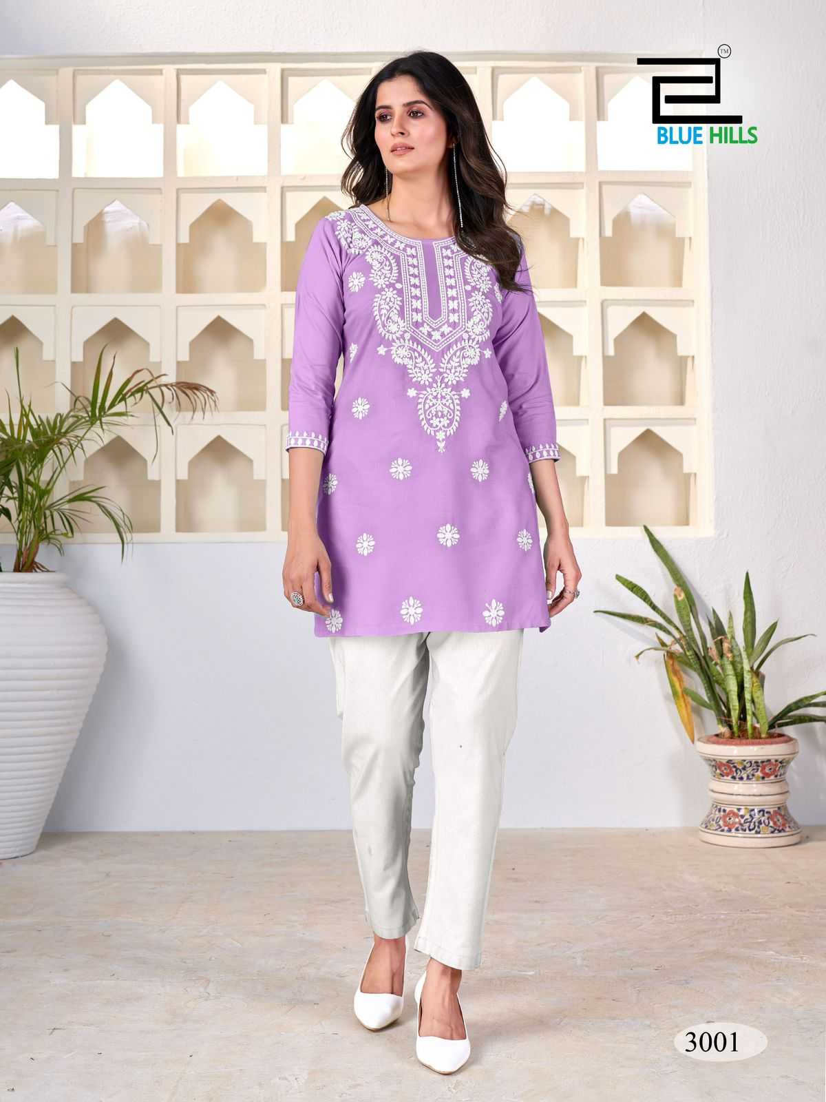 Blue Hills Amelia VOL -3 Kurti Wholesale catalog