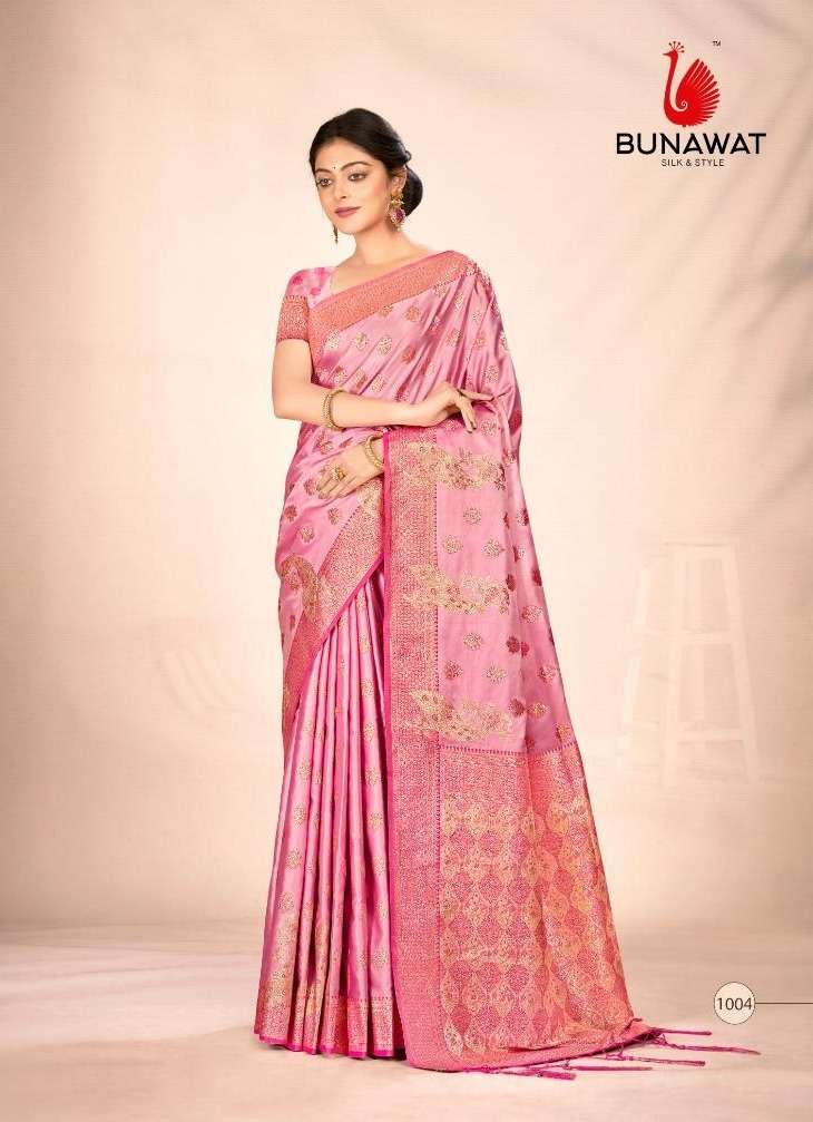 BUNAWAT Italian Silk Saree Wholesale catalog