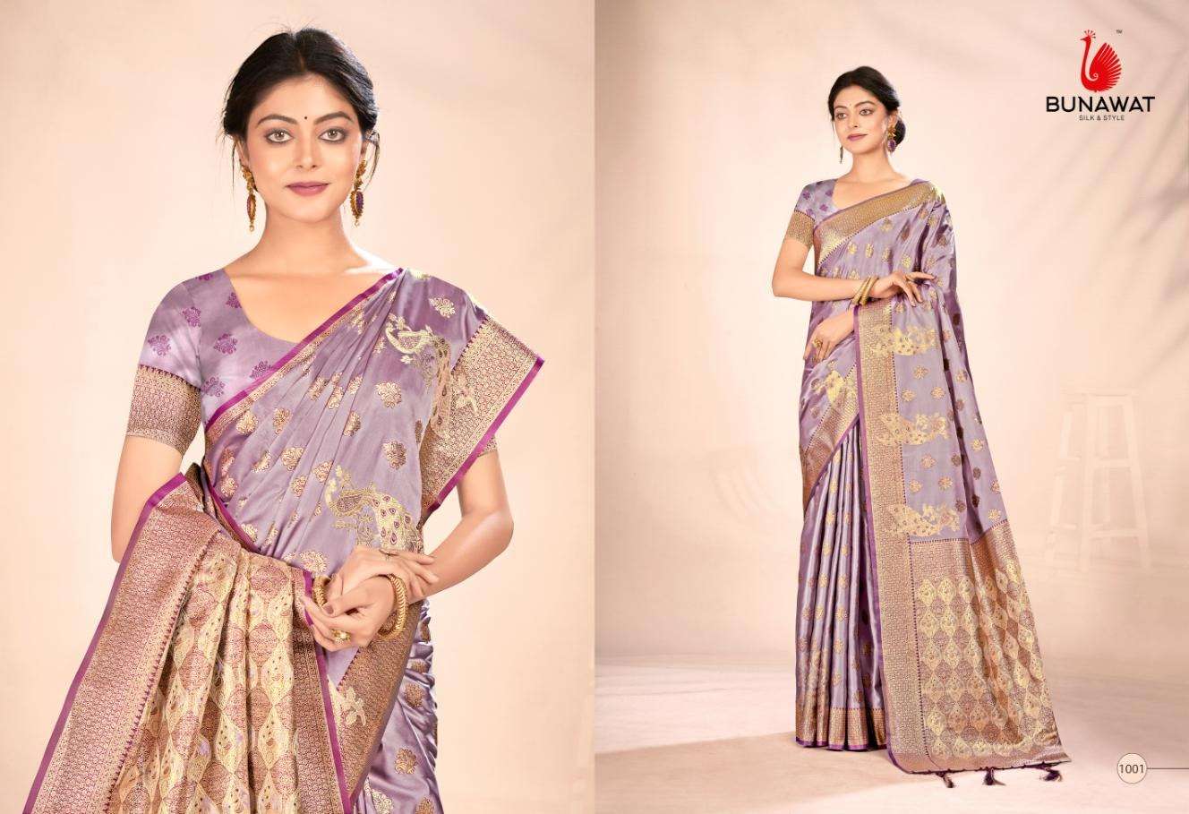 BUNAWAT Italian Silk Saree Wholesale catalog