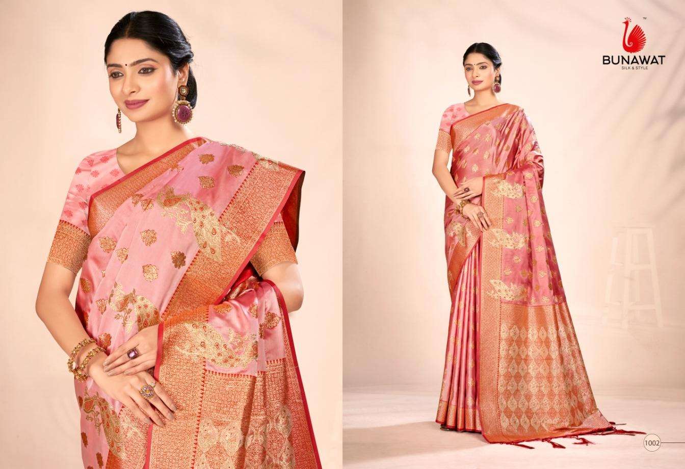 BUNAWAT Italian Silk Saree Wholesale catalog