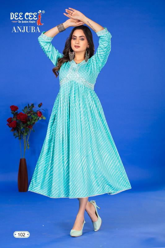DEECEE ANJUBA Kurti Wholesale catalog