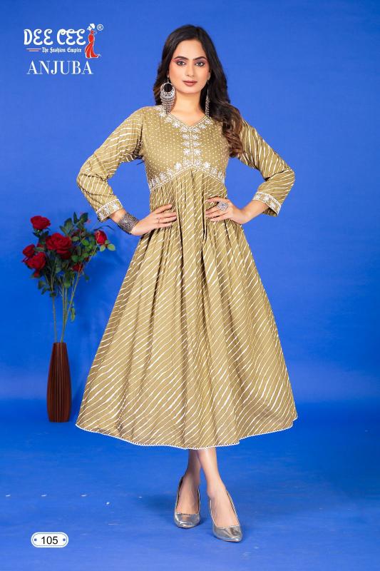 DEECEE ANJUBA Kurti Wholesale catalog