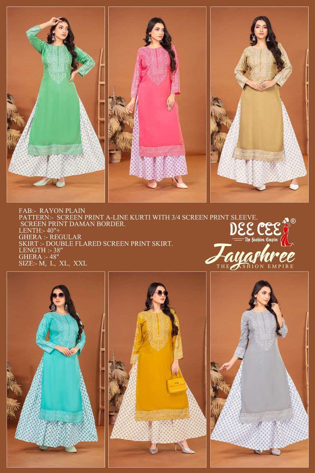 DEECEE JAYASHREE Kurti Wholesale catalog