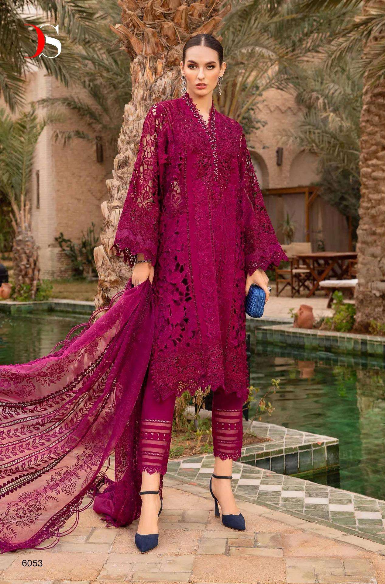 Deepsy Maria B Voyage Lawn 24 Cotton Dupatta Pakistani Suit Wholesale catalog