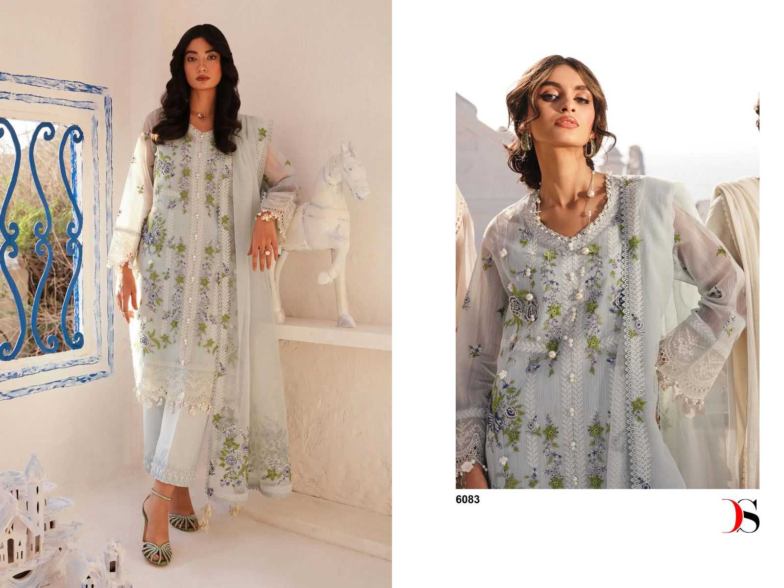 Deepsy Sana Safinaz Muzlin Embroidered 24 Salwar Suit Wholesale catalog