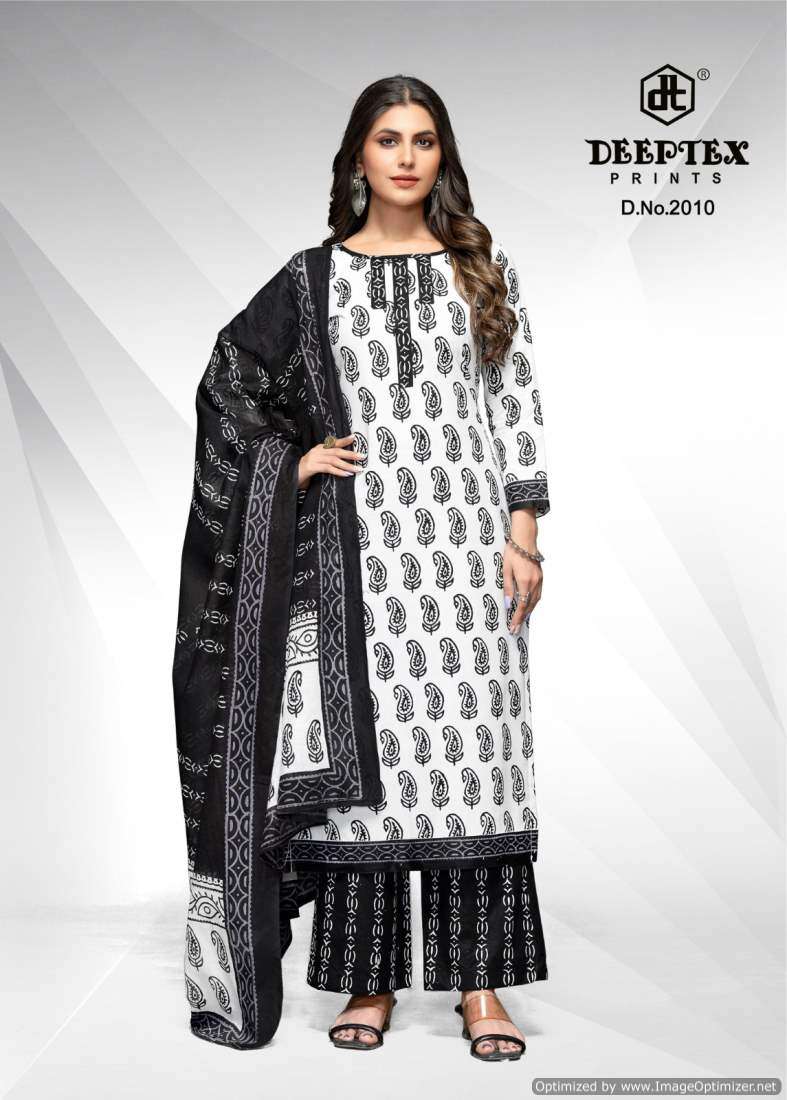 Deeptex Aaliza Black And White Vol-2 – Dress Material - Wholesale Catalog