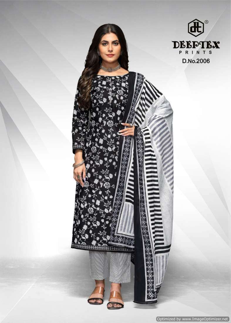 Deeptex Aaliza Black And White Vol-2 – Dress Material - Wholesale Catalog