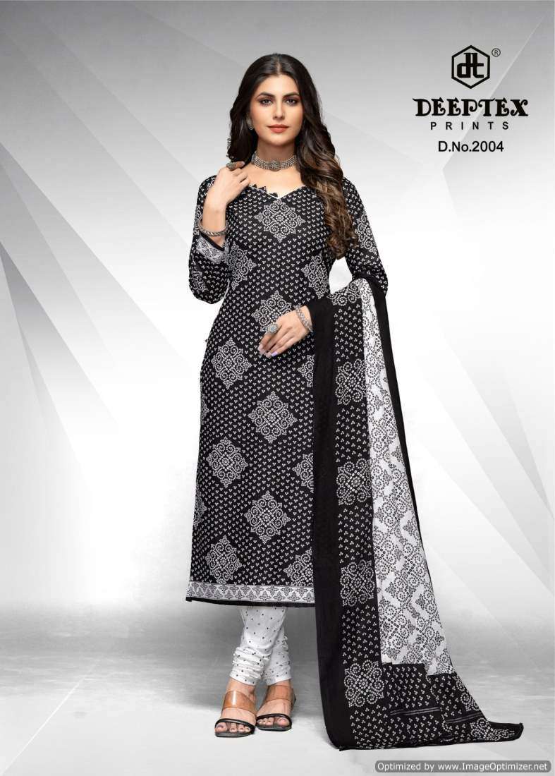 Deeptex Aaliza Black And White Vol-2 – Dress Material - Wholesale Catalog