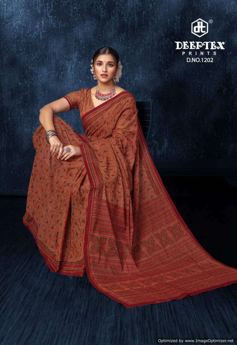 Deeptex Prime Time Vol-12 – Cotton Sarees - Wholesale Catalog