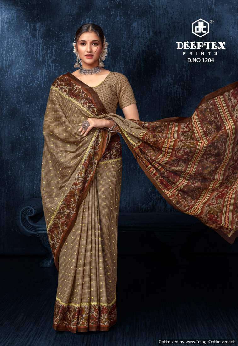 Deeptex Prime Time Vol-12 – Cotton Sarees - Wholesale Catalog