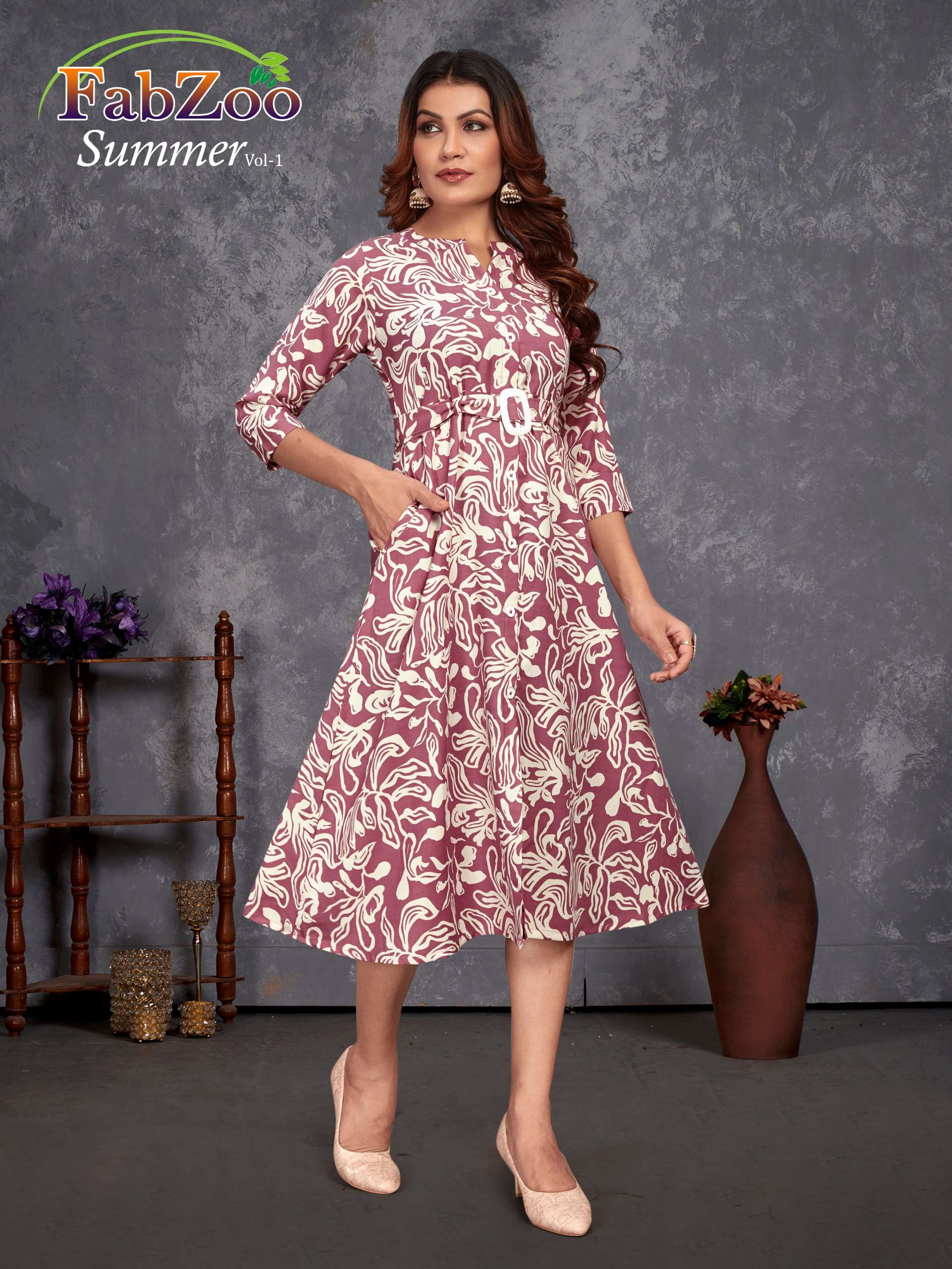 FabZoo Summer Vol 1 Kurti Wholesale catalog