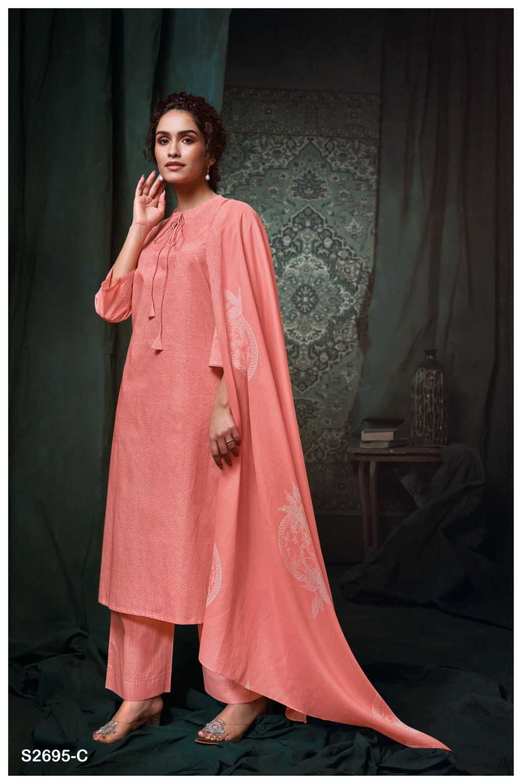 Ganga AMYRA 2695 Dress Materials Wholesale catalog