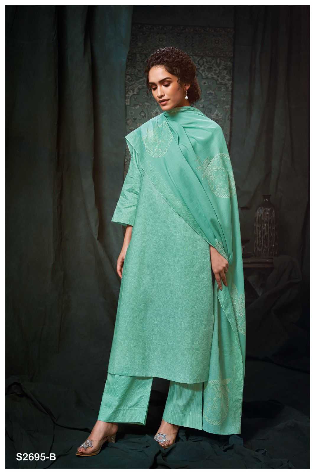 Ganga AMYRA 2695 Dress Materials Wholesale catalog