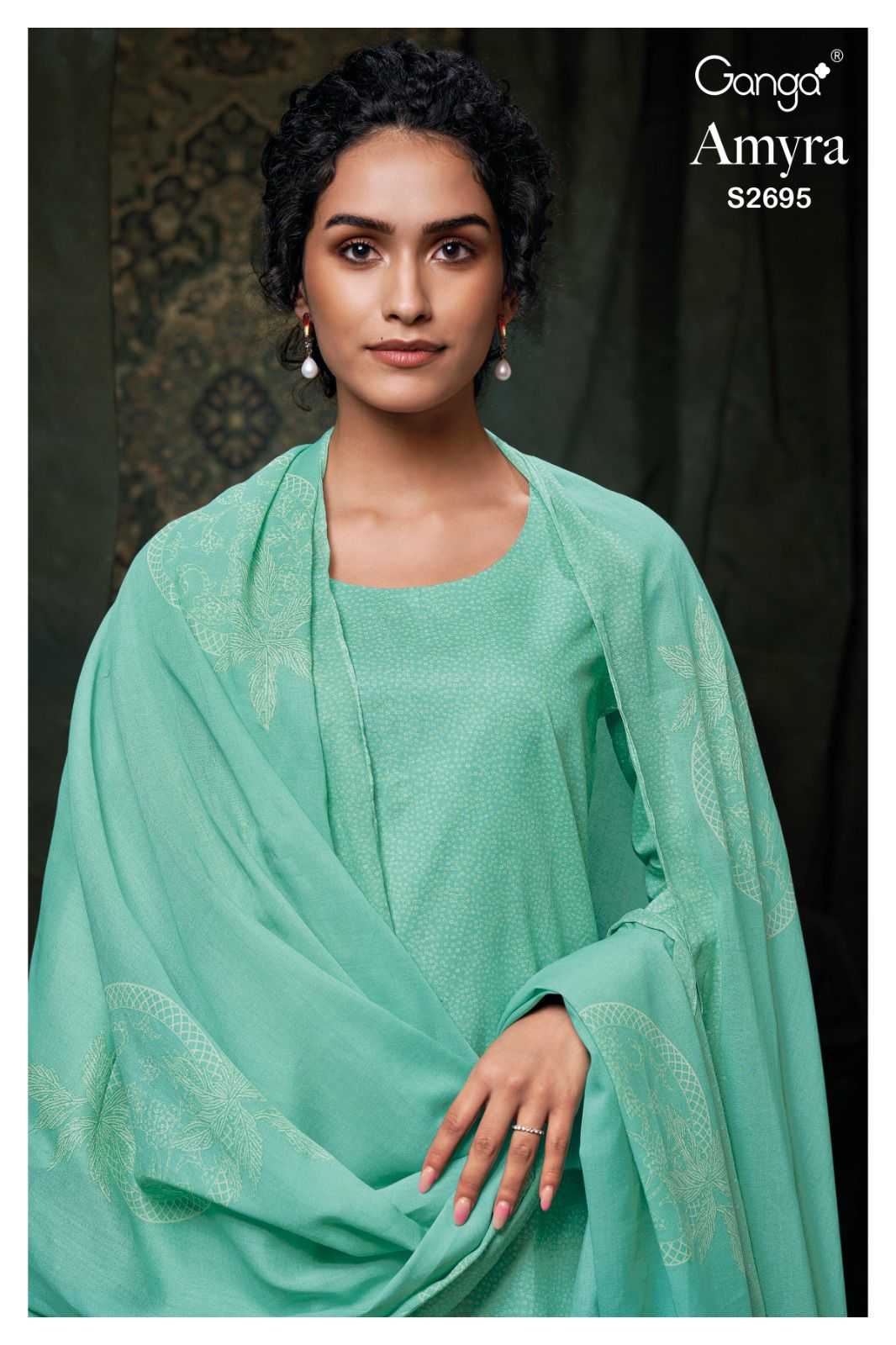 Ganga AMYRA 2695 Dress Materials Wholesale catalog