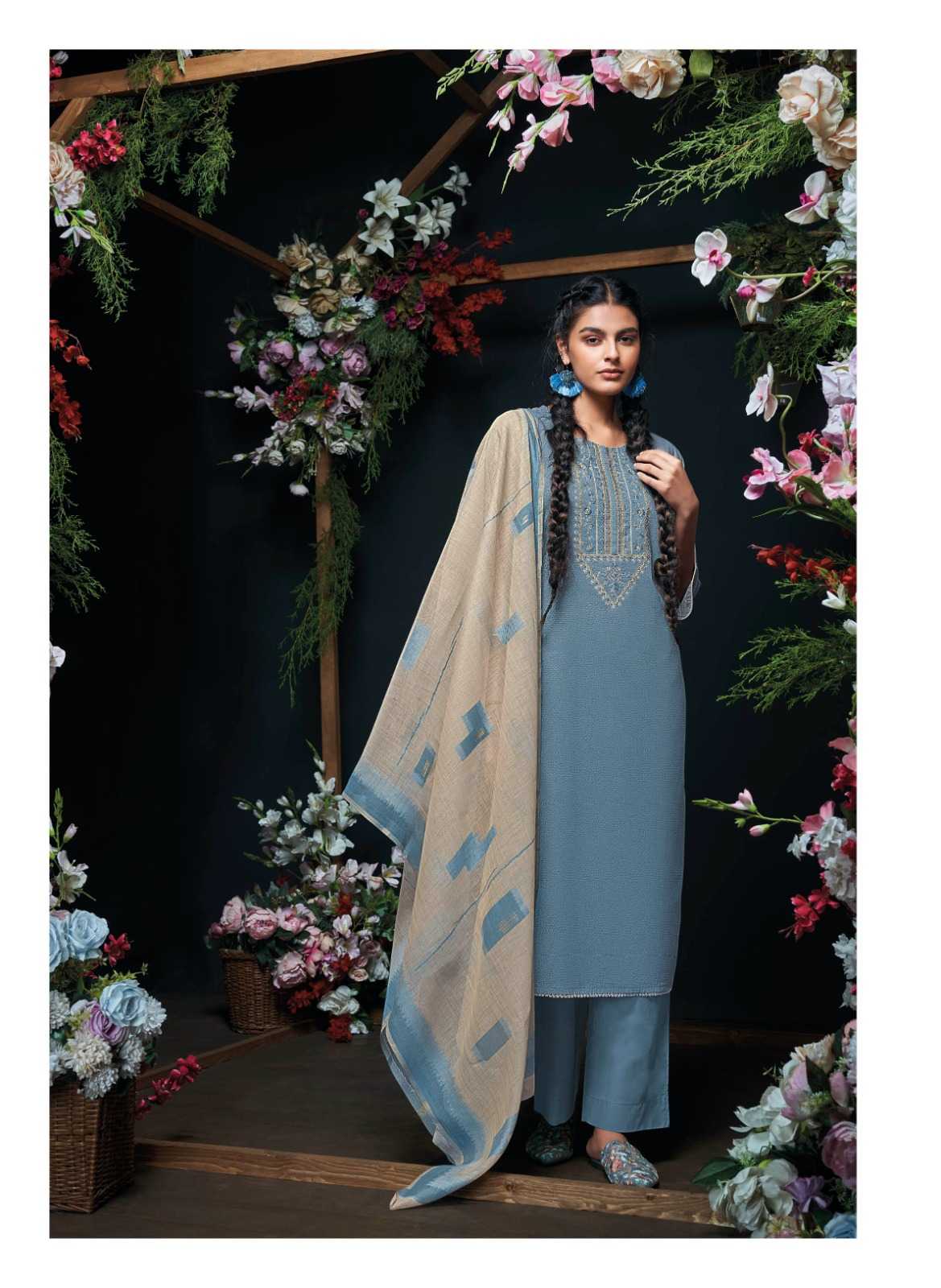 Ganga ASHINA Dress Materials Wholesale catalog