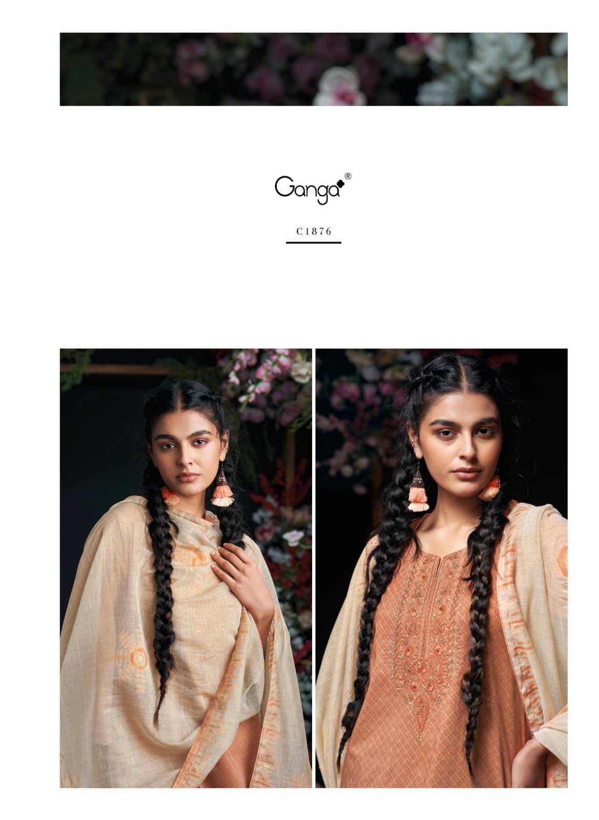 Ganga ASHINA Dress Materials Wholesale catalog