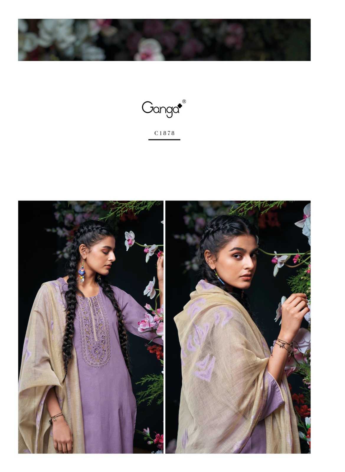 Ganga ASHINA Dress Materials Wholesale catalog