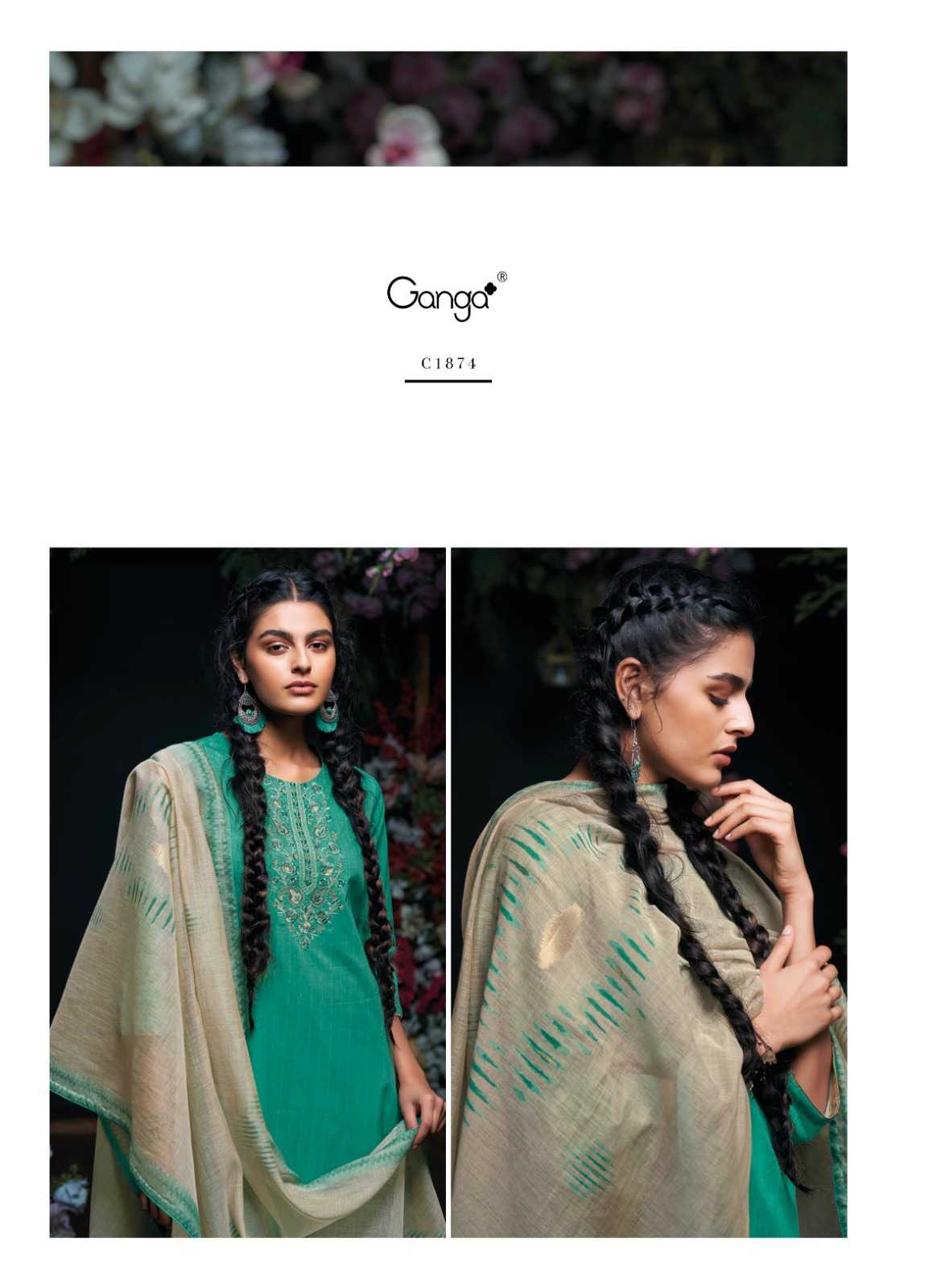 Ganga ASHINA Dress Materials Wholesale catalog