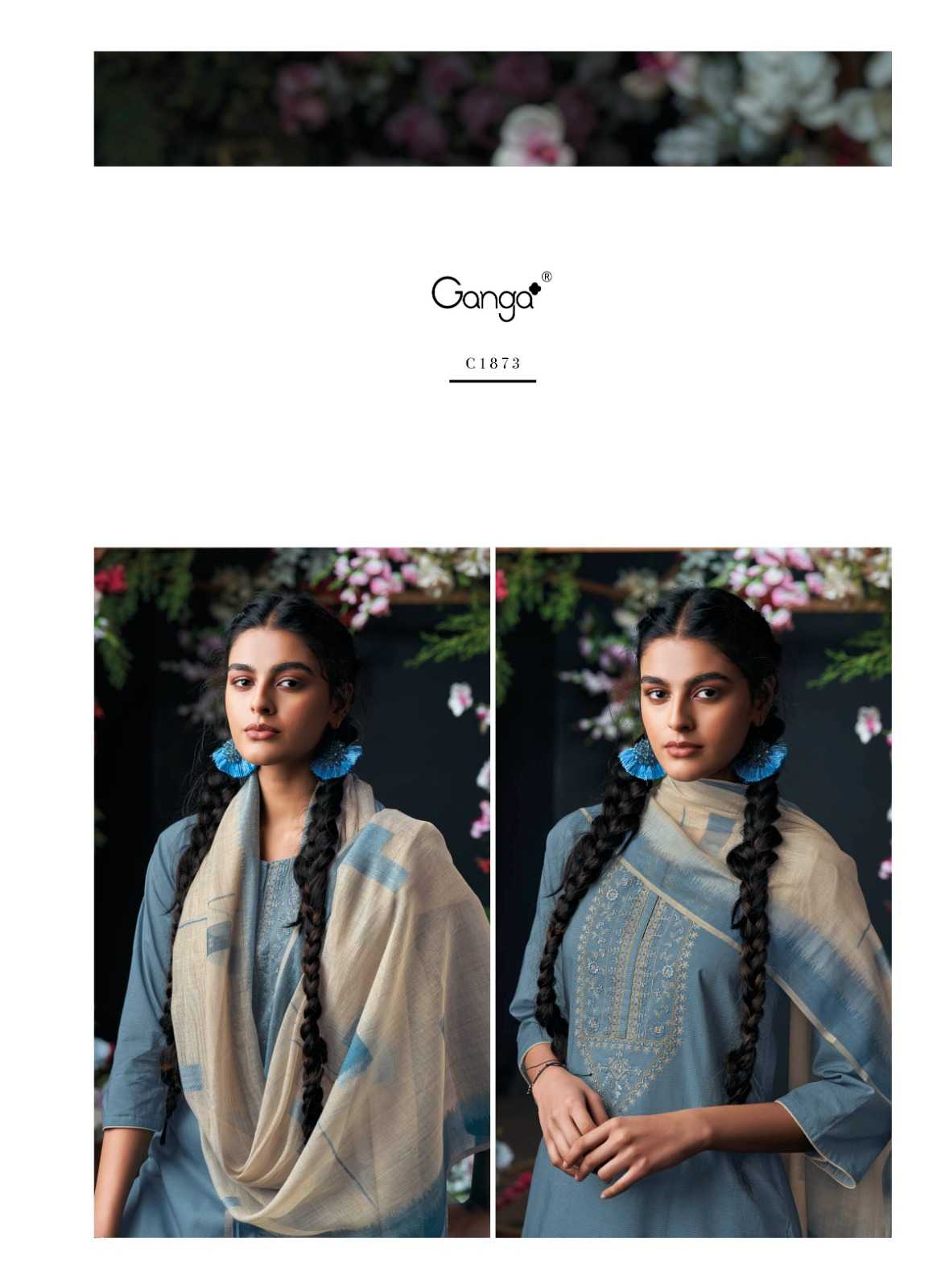 Ganga ASHINA Dress Materials Wholesale catalog
